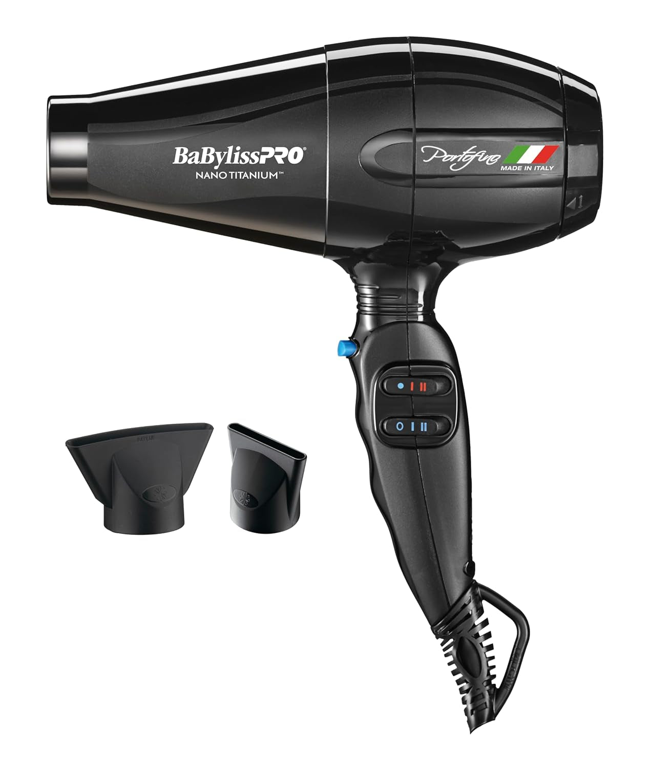 Nano Titanium Italian Portofino Hair Dryer - Professional 2000 Watt Blow Dryer